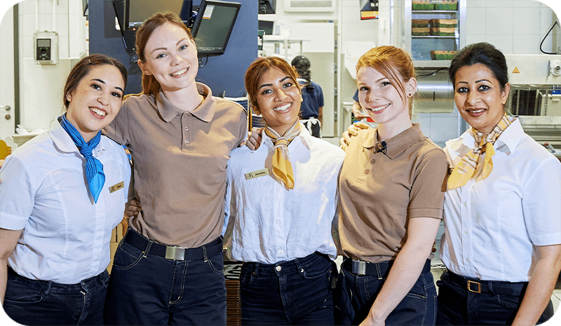 apprendista donna di McDonald's