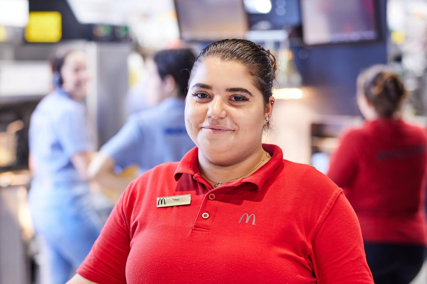 Une apprentie chez McDonald's